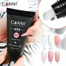 CANNI Poly Gel II Quick Building Natural Nail Extension Gel Camouflage UV/LED
