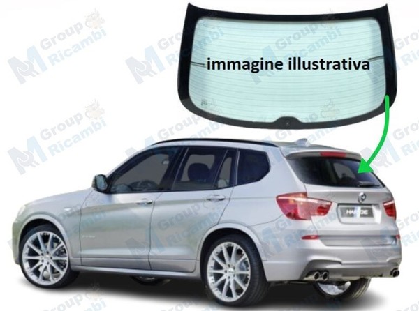Bmw X3 F25 2010 - 2017 Heckscheibe Glas Motorhaube Hinten-image