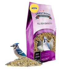 Armstrong Wild Bird Food High Energy Diet All Season Bird Seed Blend, 40lb