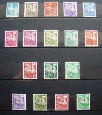 France Stamp Stamps Preobliteres 1953 - 1960 Yvert N°106 - 122 New Xx Luxury