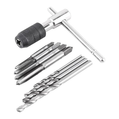 T Handle Tap Wrench set Tap & Die Threading Tool set for Thread Repair Tasks