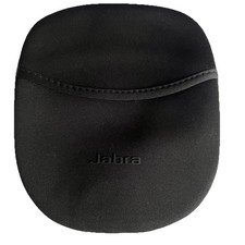 Original Jabra Soft Black Neoprene Pouch Carrying Case Bag Flap 8x7 Fast Ship