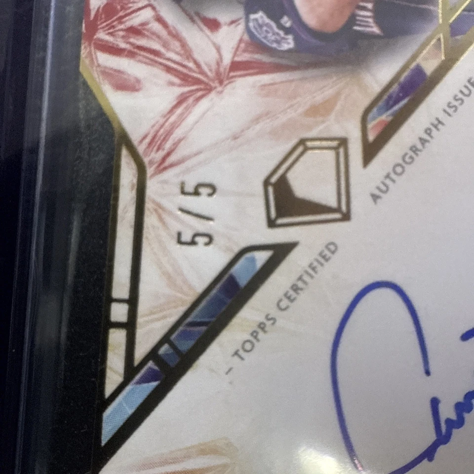 Paul Molitor 2025 Topps 钻石图标 双队遗迹 签名 5/5 蓝鸟双胞胎 — 第 2/3 张图片