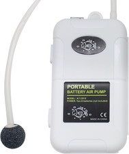Small Air Pump for Fish Tank 6 Gallons, Aerator for Bait Bucket,Bubbler Stones f