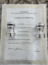 Debbie Reynolds Collectors Sterling Silver Salt & Pepper Grinder From Italy