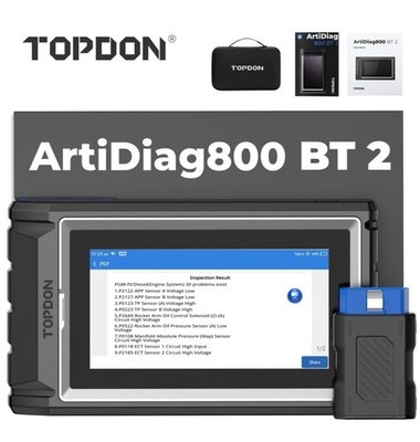 2026 TOPDON ArtiDiag800 BT 2 Auto Profi OBD2 Scanner Auto Diagnosegerät