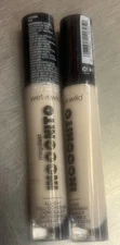 2X wet n wild Mega Last Incognito AllDay Full Coverage Concealer, Fair, 0.18 NEW