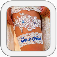 Bridal Garter Set Lace Crystal Wedding Garter Set Flower Garters Belt for Bride