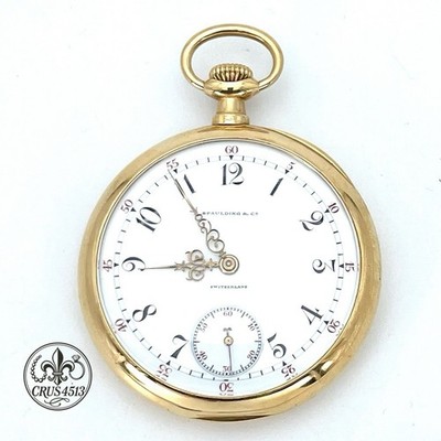 Patek Philippe Fine 18k Gold Watch For Spaulding & Co