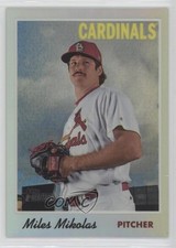2019 Topps Heritage Chrome Refractor 276/570 Miles Mikolas #THC-435 19wd
