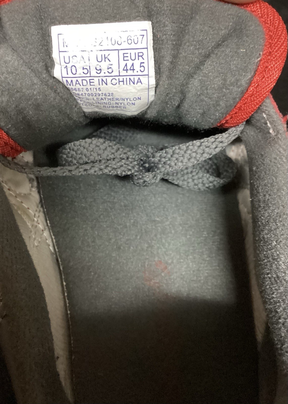 Saucony Shadow Men's Running Shoes Red/ Gray / White Size 10.5 thumbnail 8