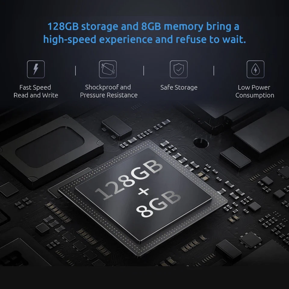 BMAX B1 PRO Mini PC Intel N4000 8GB RAM 128GB SSD Windows 11 Pro Desktop - Image 3 of 4