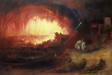 Destruction of Sodom and Gomorrah John Martin 1841 Painting Poster Art Print