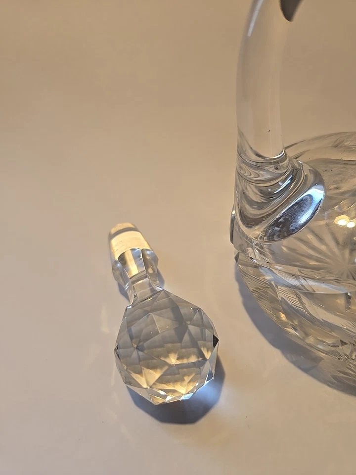 Jarra de whisky en cuclillas de período brillante americano de cristal corte ABP molinillo de crueta Foto 4 de 4