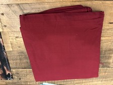 1 Yard Burgundy Cotton Fabric. New But Has Been Stored At Home