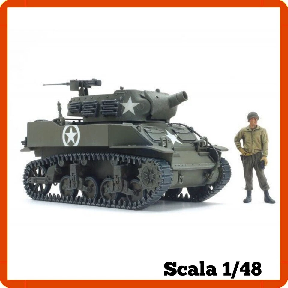 Modellino carro armato Tamiya US HOWITZER scala 1:48 modellismo militare statico - Immagine 4 di 4