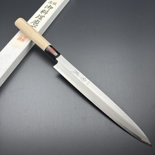 Ichizo 市蔵 240mm Yanagiba Sashimi Yasuki White Carbon Steel Single Bevel New