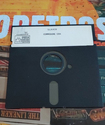 Slayer (Prism Leisure 1990) Commodore 64 (Disk) working 8-bit classic