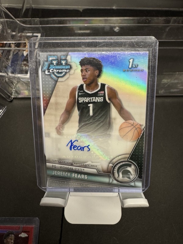 2023-24 Bowman University Chrome - Chrome Prospect Autographs Jeremy Fears...