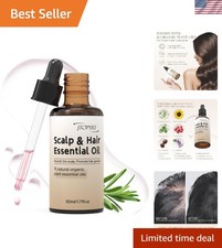 50ml Rosemary Castor Hair Growth Oil - Gentle Daily Care for All Hair Types