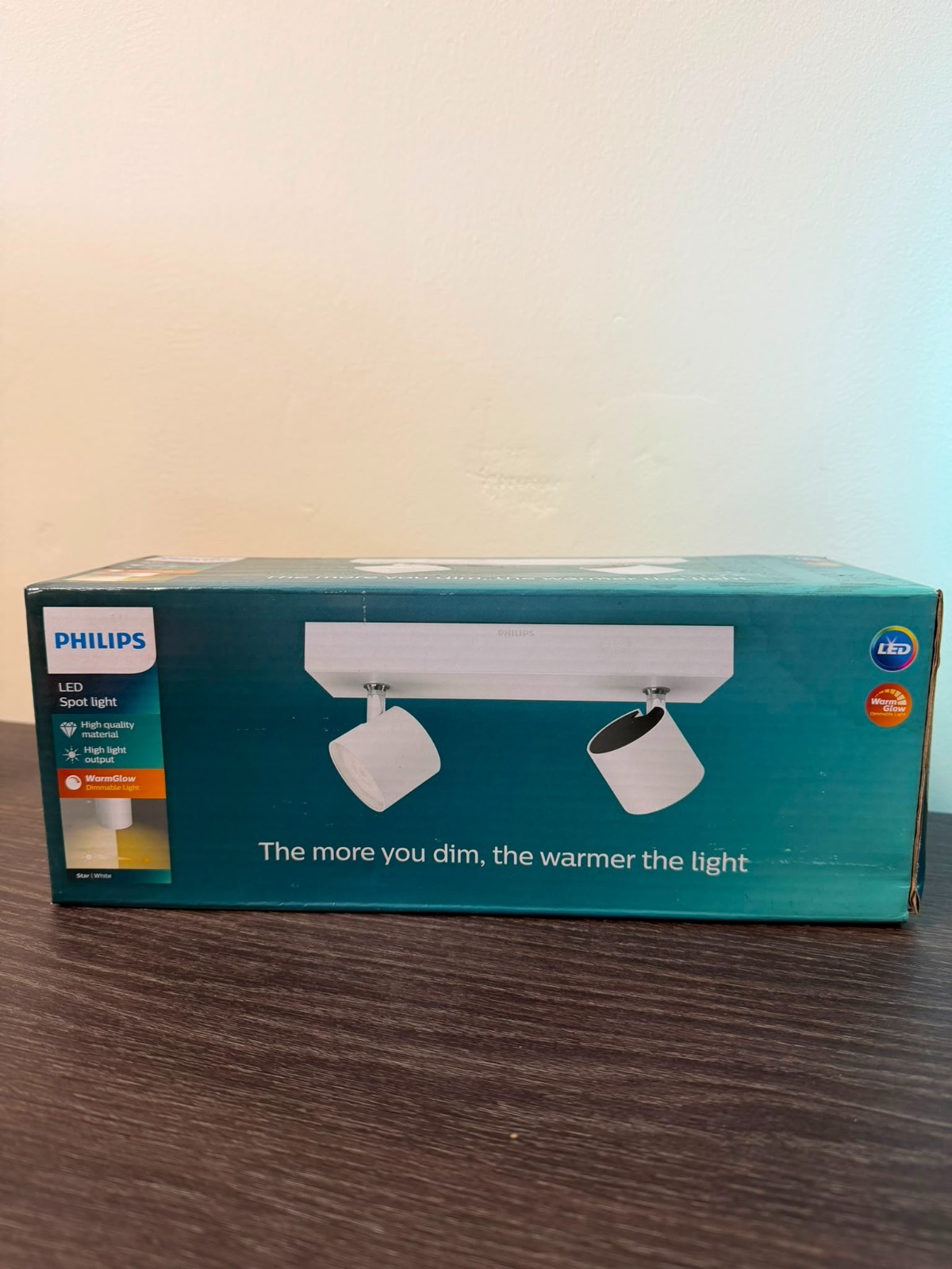 Philips myLiving Star White Dimmable Spot Light Duo LED