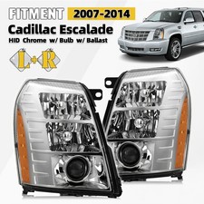 Hid Headlight For 2007-2014 Cadillac Escalade Wbulb Wballast Leftright Pair