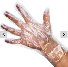 Disposable Gloves 10 Large Gloves, Dental Lab Gloves Single Use Powder Free 