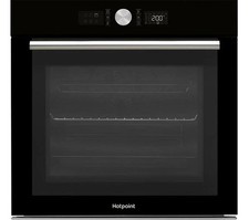 Hotpoint SI4 854 P BL Built In Pyrolytic Single Electric Oven Black Glass