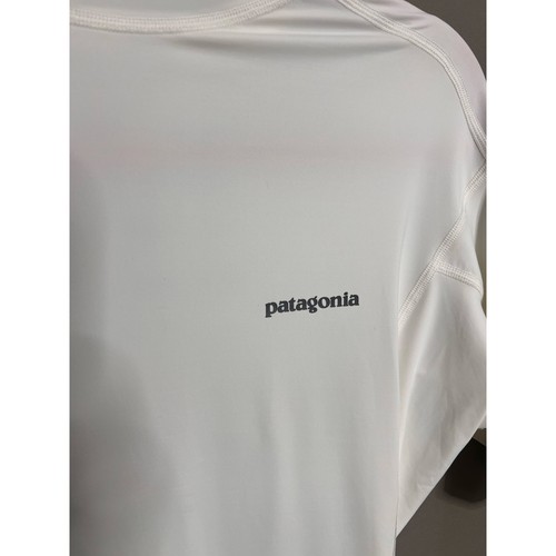 Camisa Pullover Patagonia NUEVA CON ETIQUETAS Para Hombre Grande Blanca Manga Corta UPF 50+ Rashguard - Imagen 3 de 15