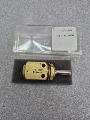 Clippard FBV-3DMFH 3 Way Fill And Bleed Pneumatic Air Toggle Switch Valve