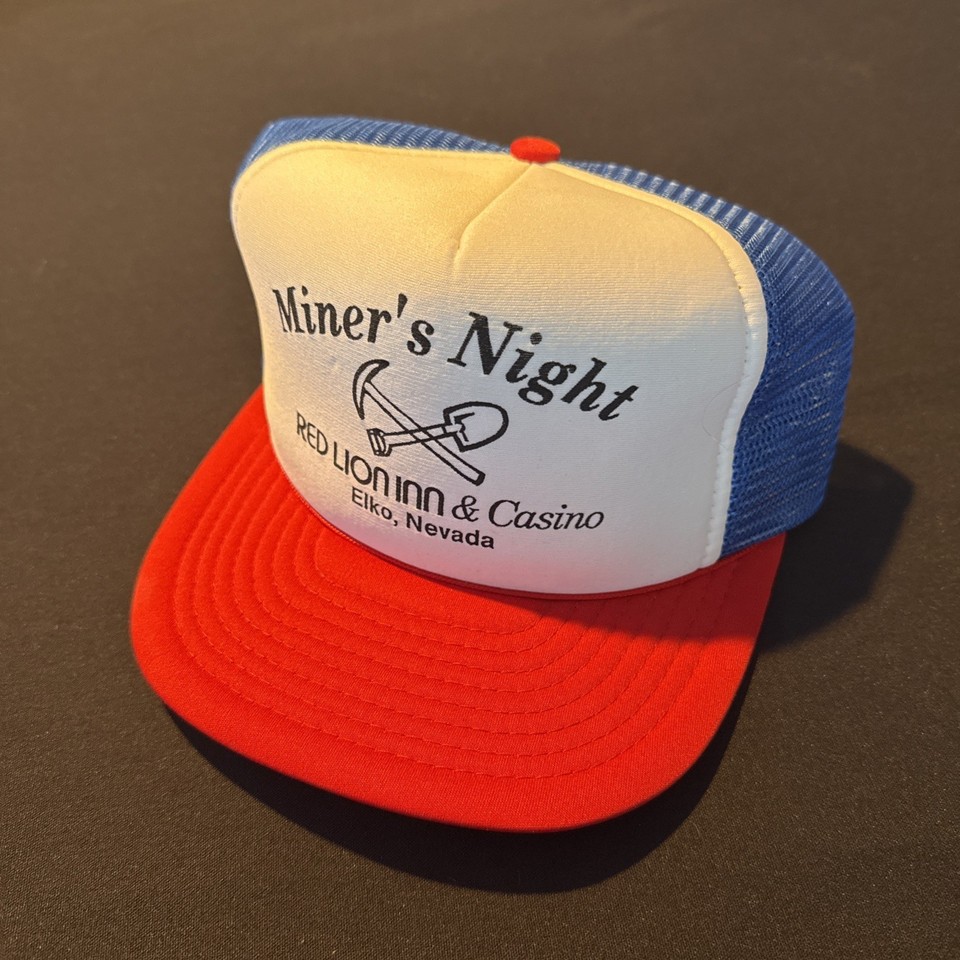 New Vintage 80’s 90’s Red Lion Inn Casino SnapBack Trucker Hat Elko ...