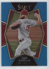 2022 Panini Select Premier Level Light Blue Prizm 88/149 Zack Wheeler #187 13rw