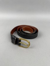 Coach Vintage Belt Mens 40/100 Black French Calfskin Leather USA Made 3858
