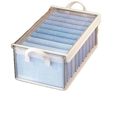 Transparente faltbare PVC Aufbewahrungsbox mit staubdichtem Deckel für Kleidung