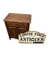 67277  Country French  Ethan Allen Nightstand End Table Stand