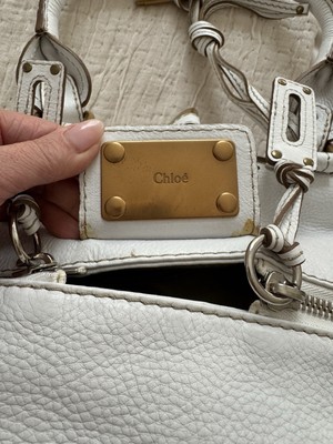 Authentic Chloe Large Paddington Handbag In Blanc/White | eBay