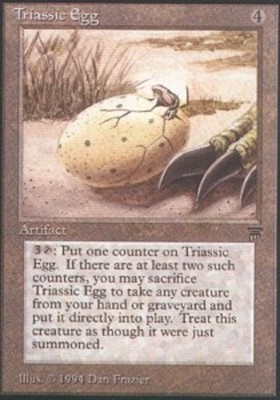 1x Triassic Egg Moderate Play MTG Magic - Kid Icarus -
