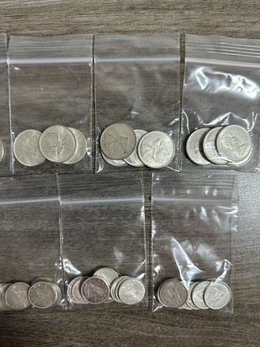 $11 Face Value Lot of Canadian Circulation 50% Pure Silver Coins (1968) - Picture 4 of 4