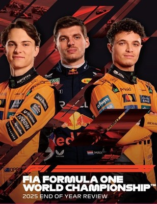 F1 2025 NTSC DVD. NORRIS, VERSTAPPEN, PIASTRI. 8 HRS, 18 MIN. MVUSA. DUKE 6085NV