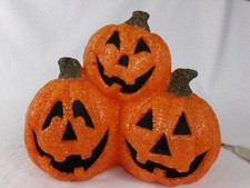 Halloween Melted Plastic Popcorn Orange Pumpk...