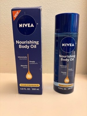 Nivea Nourishing Body Oil Avocado & Macadamia Oil 6.8 Fl Oz