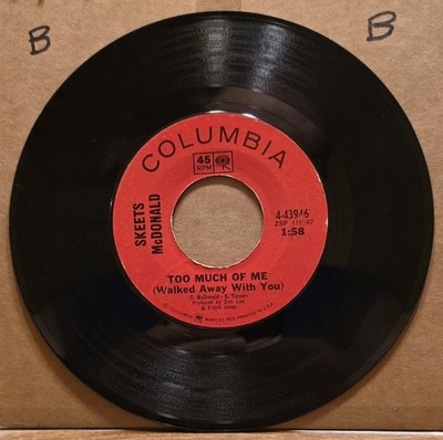 Skeets McDonald: Mabel / Too Much of Me Country Western 45rpm 7'' Vinyl 