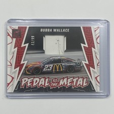 2024 Donruss #PMM-BW Bubba Wallace Pedal to the Metal Materials Red #/99