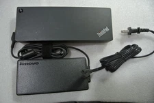 LENOVO THUNDERBOLT 3 Laptop Docking Station 40AC HDMI DP USB 3.1 ETHERNET W/PWR