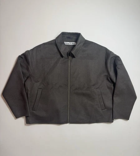 Acne Studios Short Wool Jacket Grey Size 46 - product listing photo