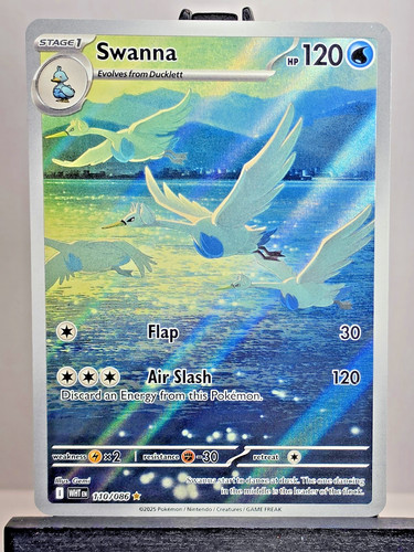 2025 Pokemon White Flare Swanna Illustration Rare #110/086 *NM*