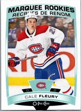 Cale Fleury 2019-20 O-Pee-Chee Update Montreal Canadiens Rookie #636