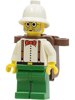 LEGO® Minifigure Adventurers adv040 Dr. Charles Lightning w/Backpack - Picture 1 of 1