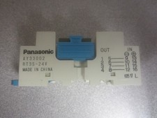 Panasonic AY33002 RT3S-24V 4 Point Relay Terminal Block with PA1a-24V Relays
