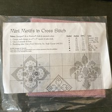 Mini Motifs In Cross Stitch Kit: Zweigart 14 Ct Rustico Aida In Assorted Colors